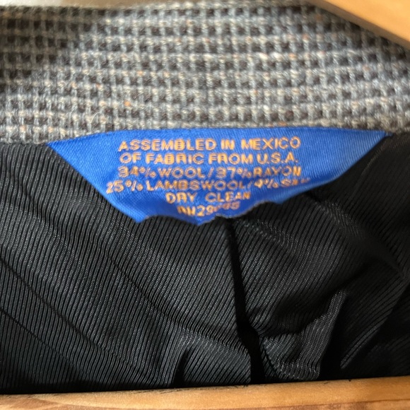 Pendleton Wood blend Gray Blazer Size 46 - Picture 2 of 11